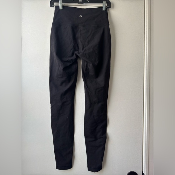 Lululemon // Black High Rise Wunder Under Tech Mesh Leggings - Picture 8 of 10
